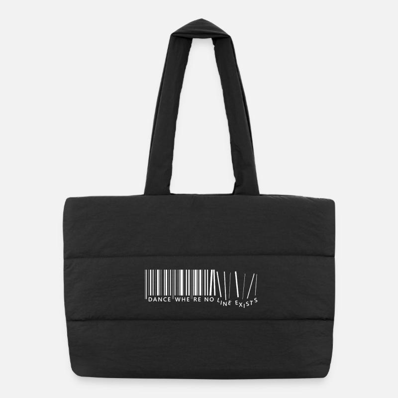 danser là où il n’y a pas de ligne Sac shopping matelassé
