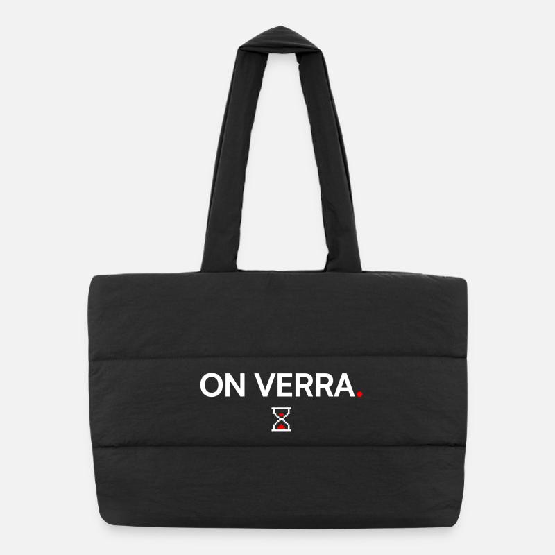 We will see humor modern attitude Puffer Shopping Bag
