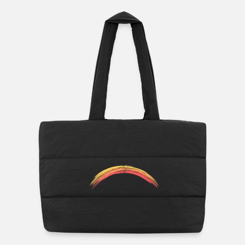 Bogen Kunst Art farbig Puffer-Einkaufstasche