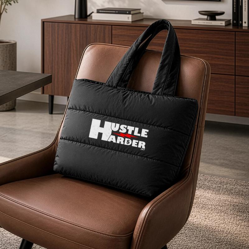 Conception graphique dynamique Bold Lightning Sac shopping matelassé