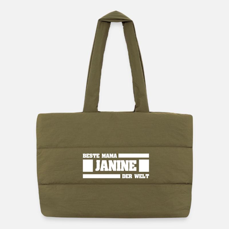 Mère Janine Sac shopping matelassé