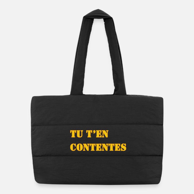 Sac shopping matelassé