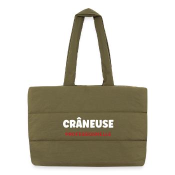 Crane - Puffer-Einkaufstasche - safari Green - Vorne
