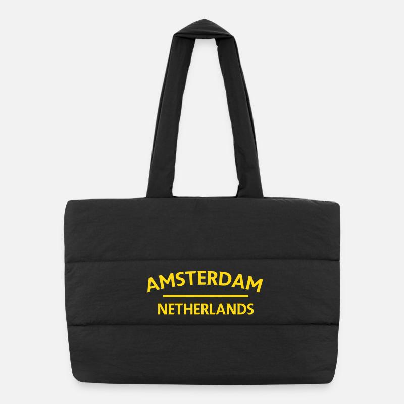 Textdesign Amsterdam – Pays-Bas Sac shopping matelassé