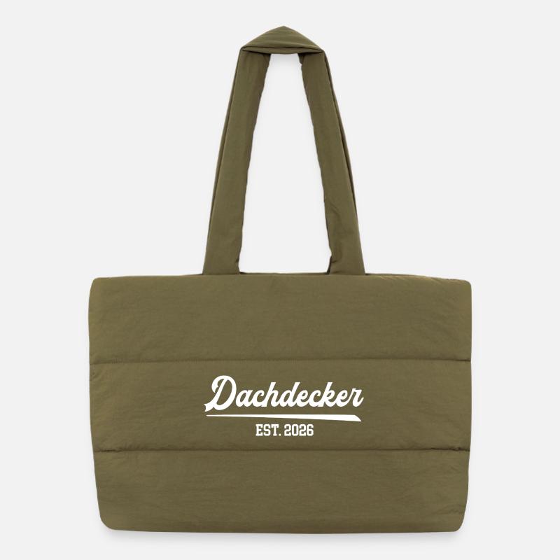 Roofer 2026 Apprenticeship Roofing Apprenticeship Puffer Shopping Bag