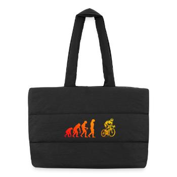 J'adore les vélos de route, super design pour les vélos de course ! - Sac shopping matelassé - noir - Devant