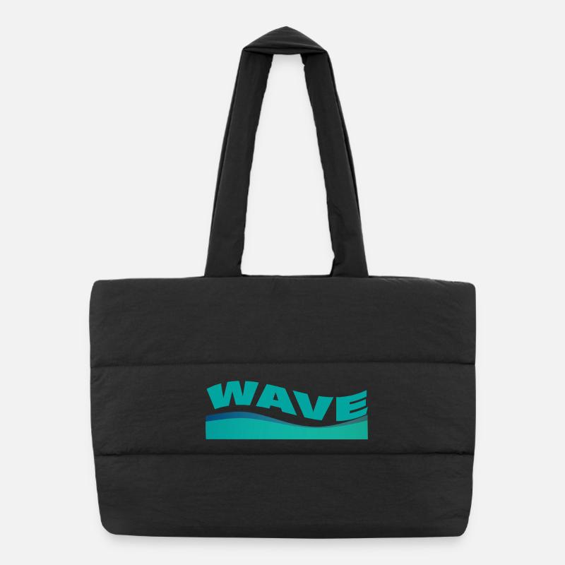 Vague Sac shopping matelassé