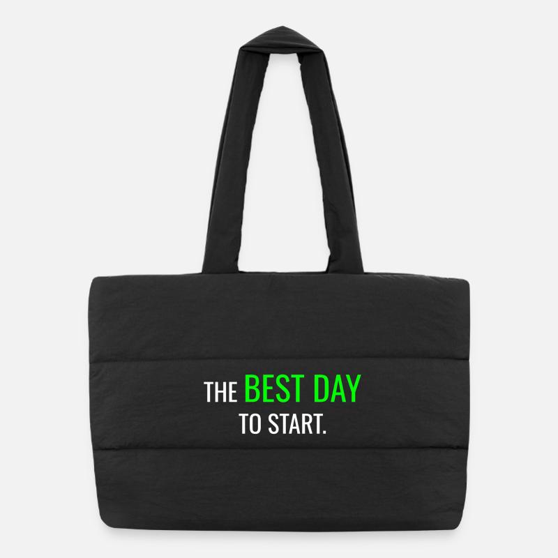 Design your dreams today. Puffer Shopping Bag