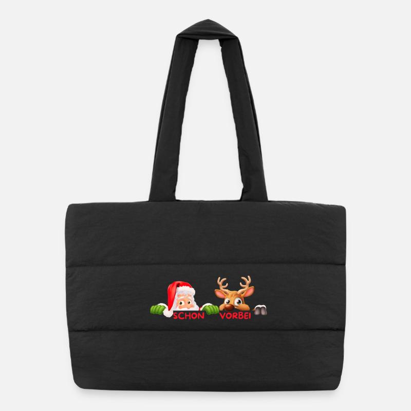 Duo déjà passé Noël Sac shopping matelassé