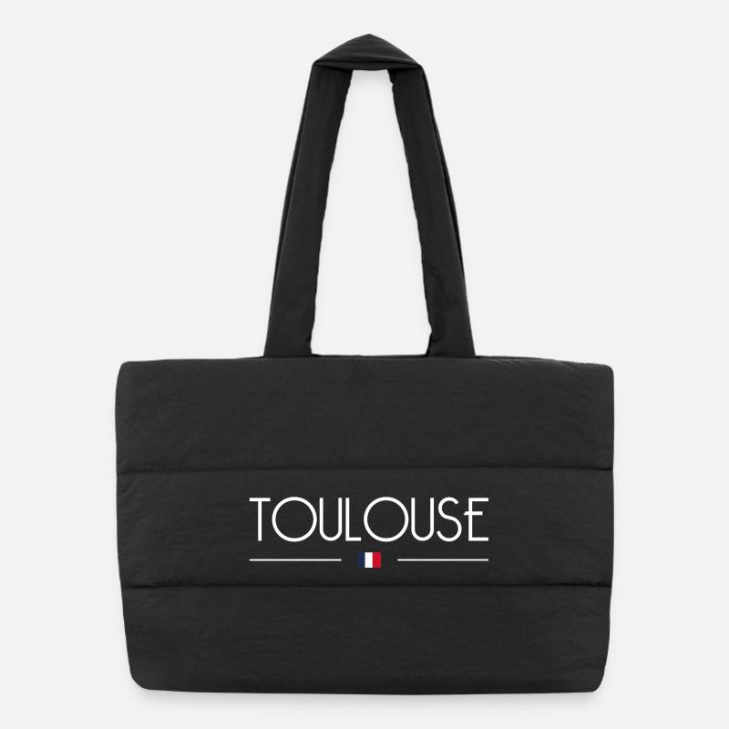 Toulouse - Puffer-Einkaufstasche - Schwarz