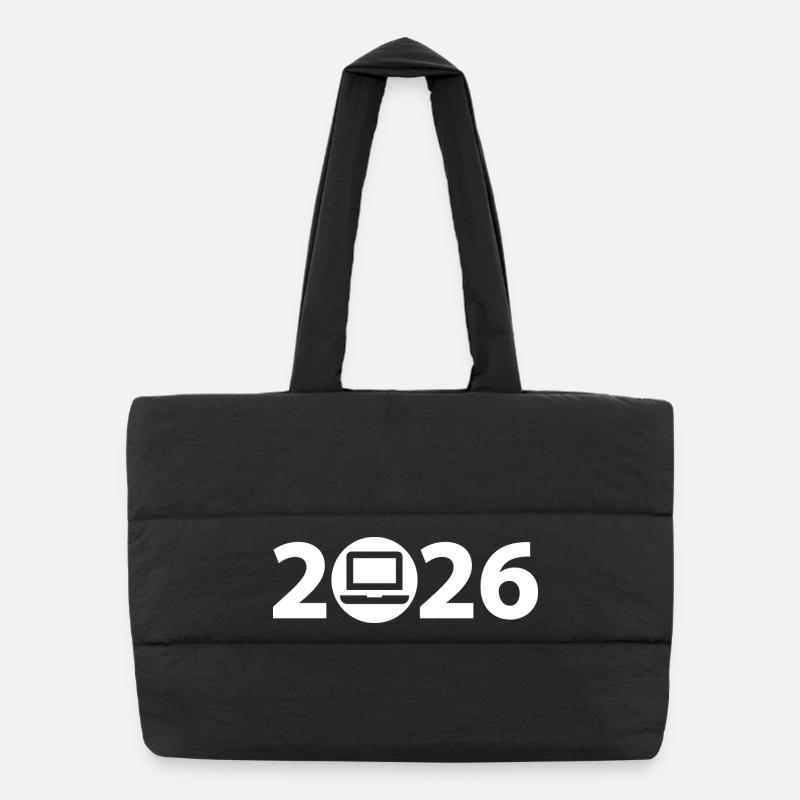 Informaticien 2026, joueur 2026 Sac shopping matelassé