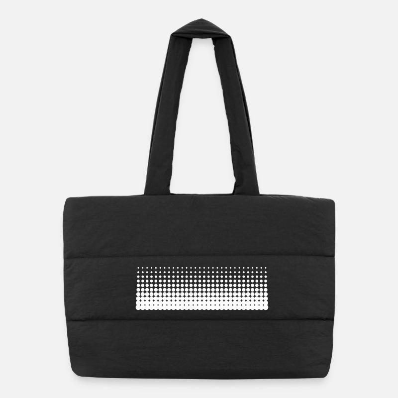 Basic Dots Gradient (breit) Puffer-Einkaufstasche
