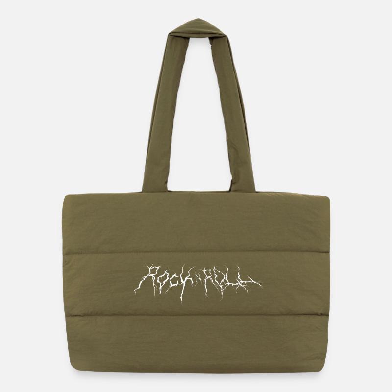 Rock n Roll Puffer-Einkaufstasche