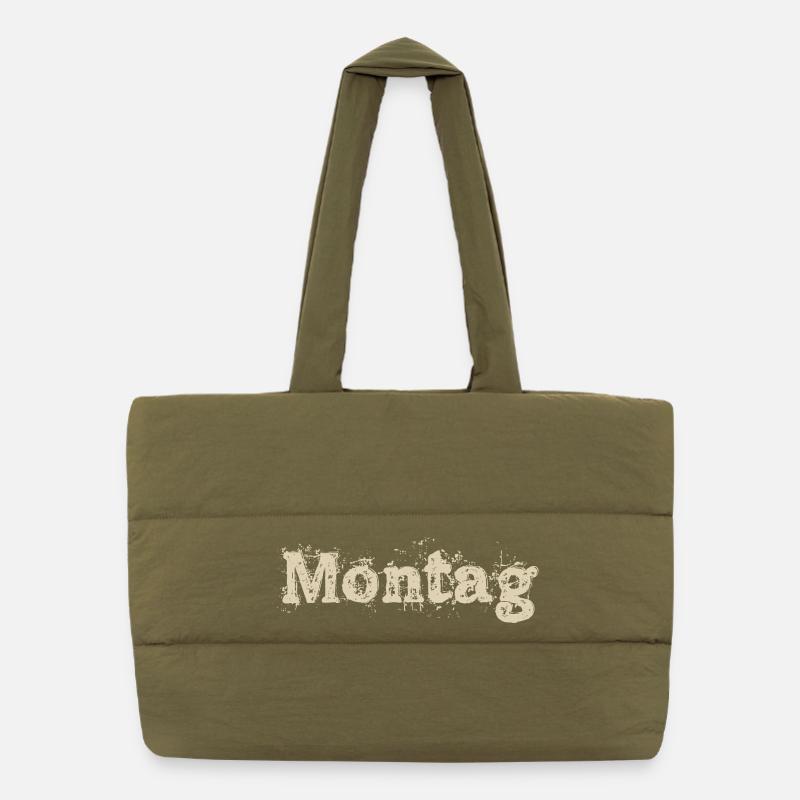 Montag Puffer-Einkaufstasche
