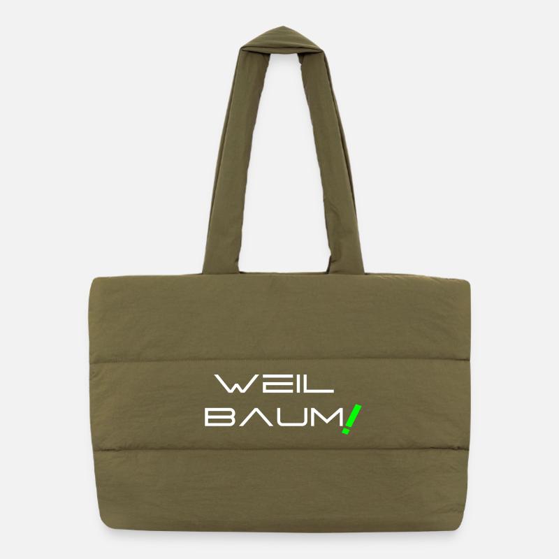Because tree! Puffer Shopping Bag