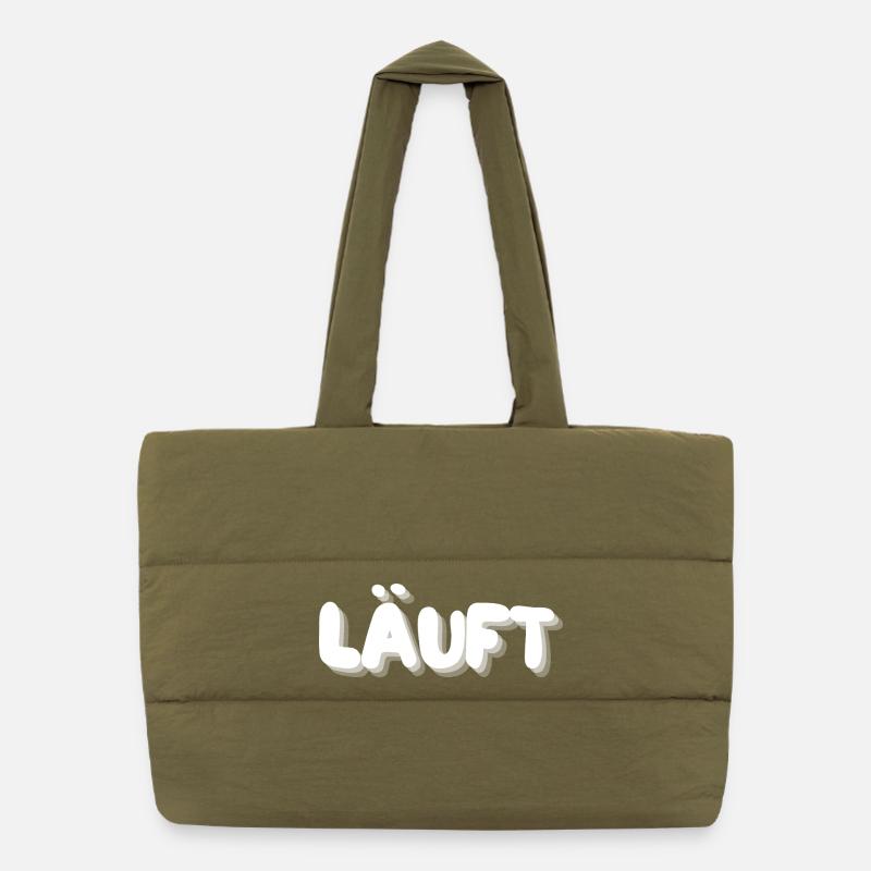 läuft Puffer-Einkaufstasche