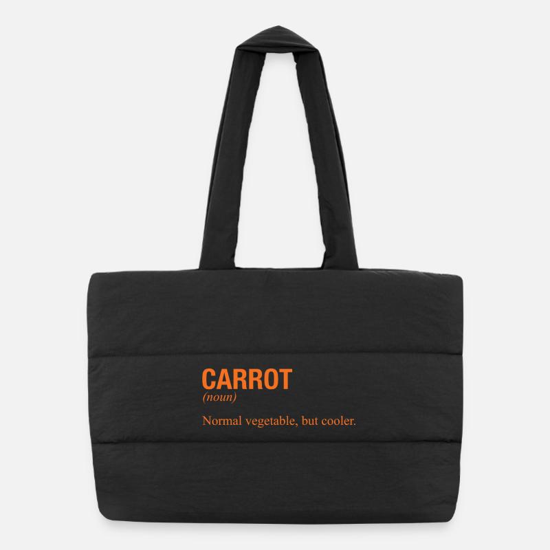 CARROT Puffer-Einkaufstasche