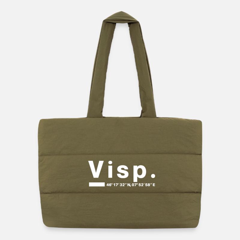 Viège Coordonnées Suisse Valais Visper Visperin Sac shopping matelassé