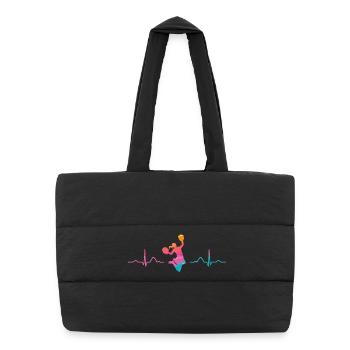 Cheerpom pom girls Mom Cheerleading - Sac shopping matelassé - noir - Devant