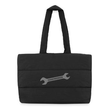 artisan - Sac shopping matelassé - noir - Devant