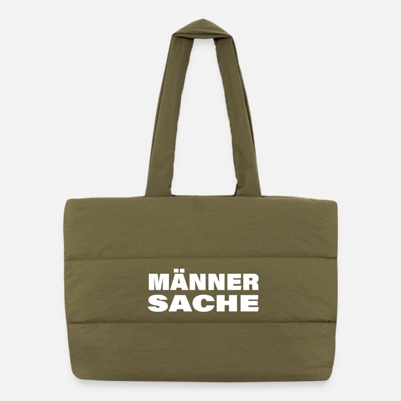 MÄNNERSACHE Puffer-Einkaufstasche