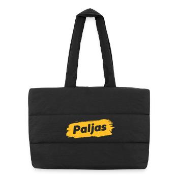 Paljas - Antwerpener Dialekt - Puffer-Einkaufstasche - Schwarz - Vorne