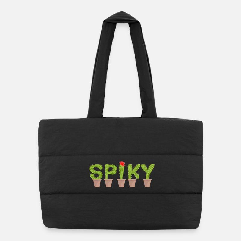 Cactus épineux - Thé de cactus Sac shopping matelassé