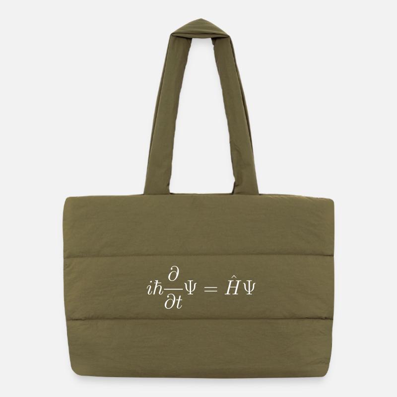 Schrödinger's Cat Puffer Shopping Bag
