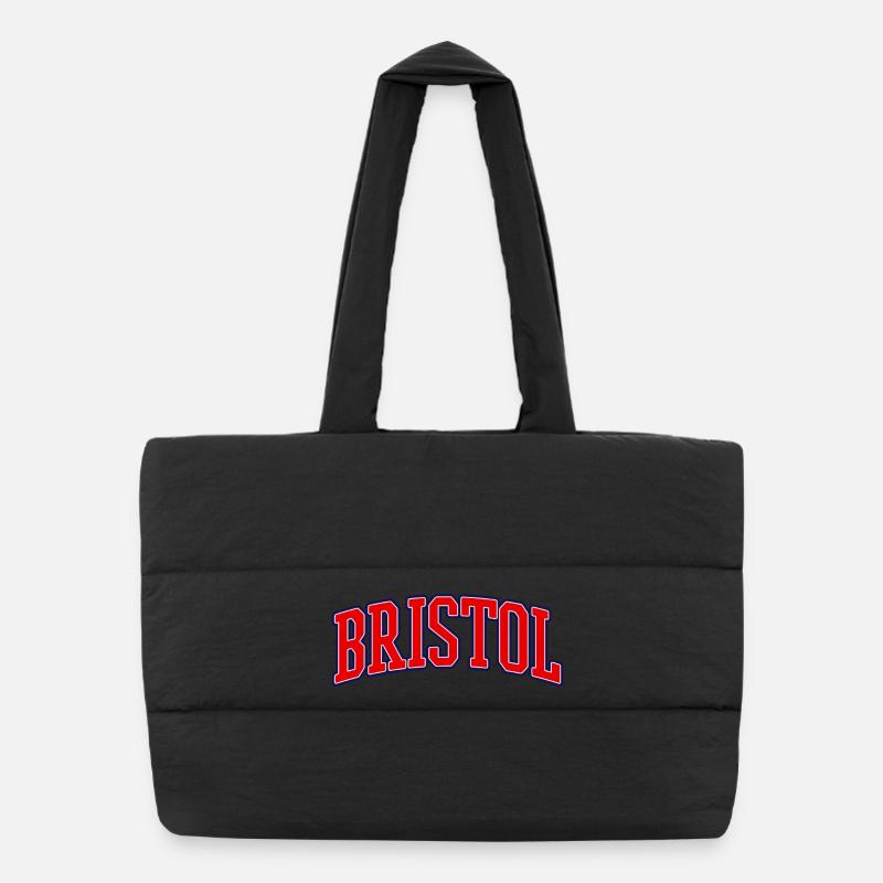 Logo du nœud Varsity de Bristol Sac shopping matelassé