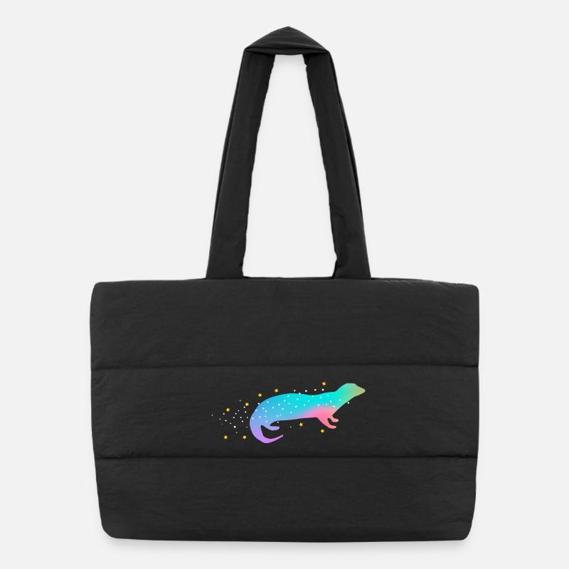 Dégradé de loutre de mer Sac shopping matelassé