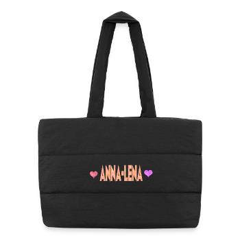 Anna-Lena - Puffer Shopping Bag - black - Front