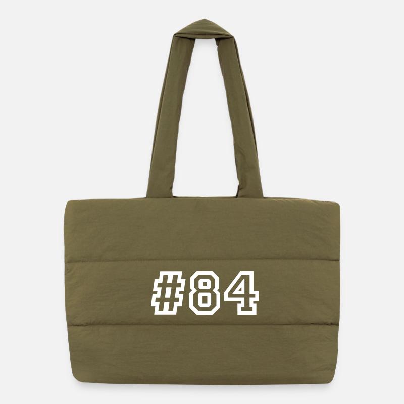 1984 Hashtag Puffer-Einkaufstasche