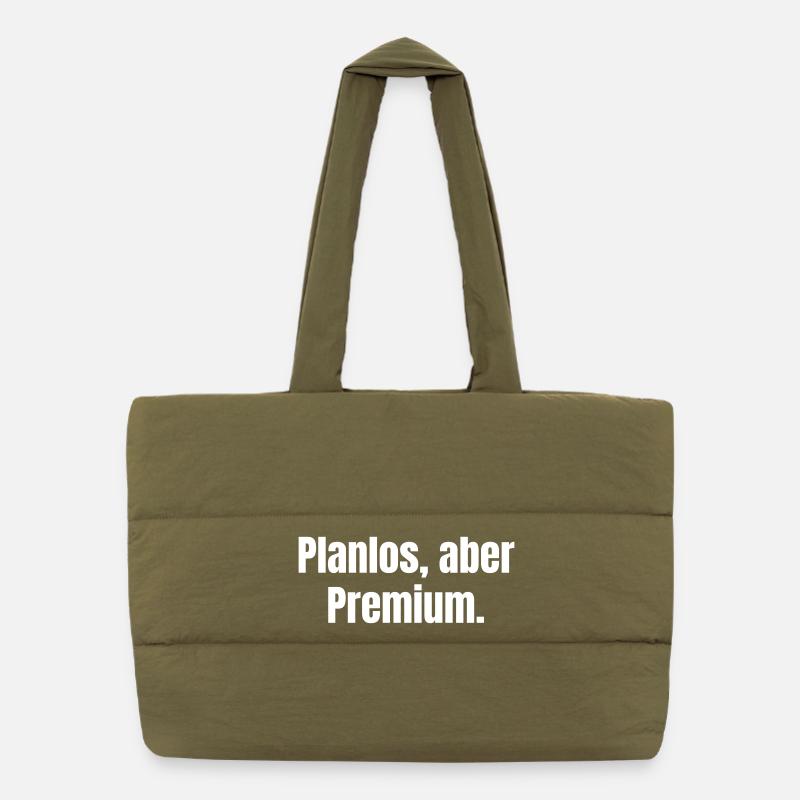 Sans but, mais premium. Sac shopping matelassé