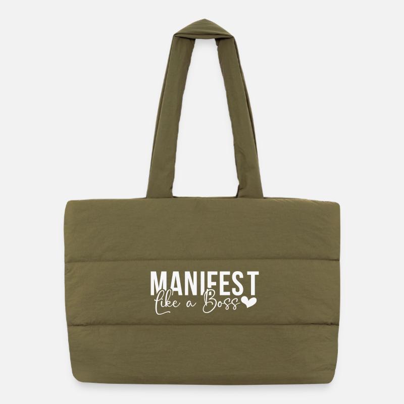 Manifestation Sac shopping matelassé