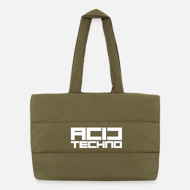 Acid-Techno Puffer-Einkaufstasche