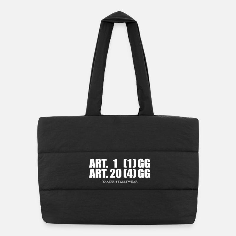 Article 1& Article 20 Puffer Shopping Bag