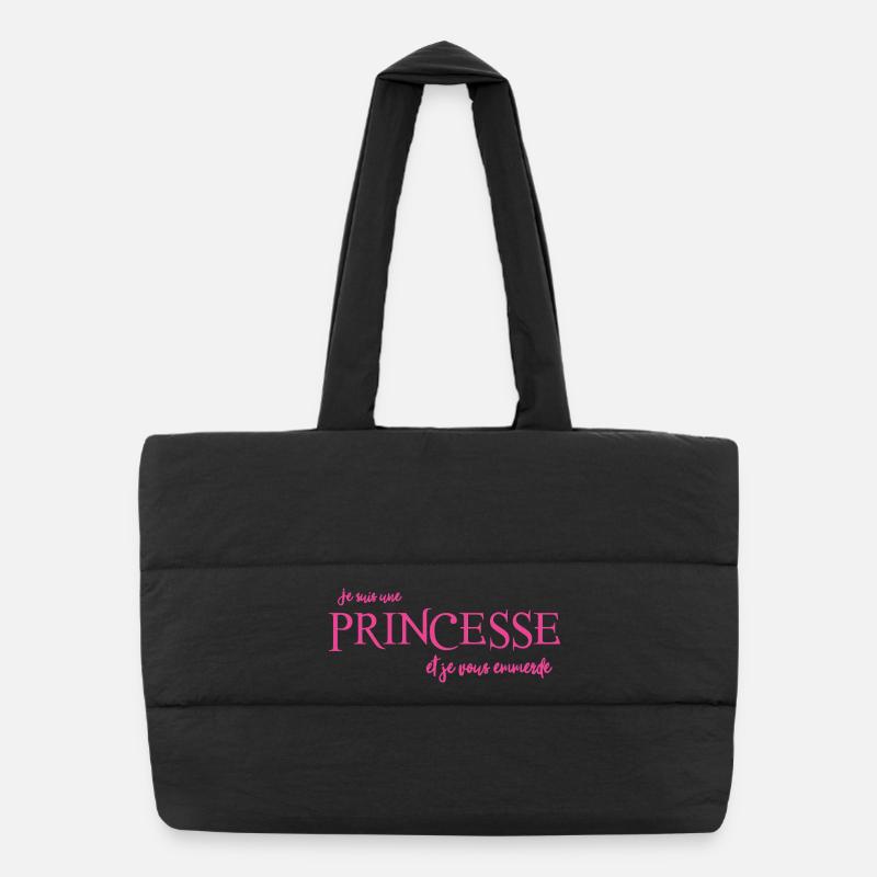 logo_princesse_rose Sac shopping matelassé