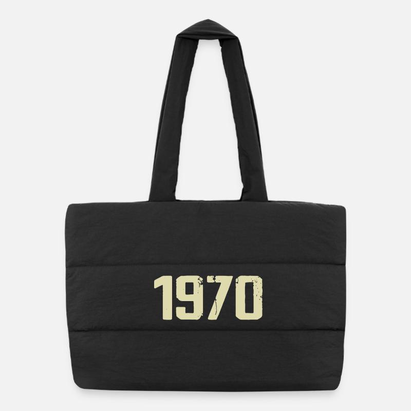 Jubilé 1970 Sac shopping matelassé
