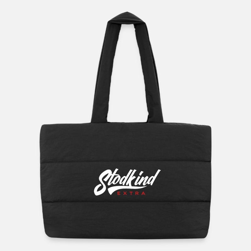Stodkind Extra WHITE Sac shopping matelassé