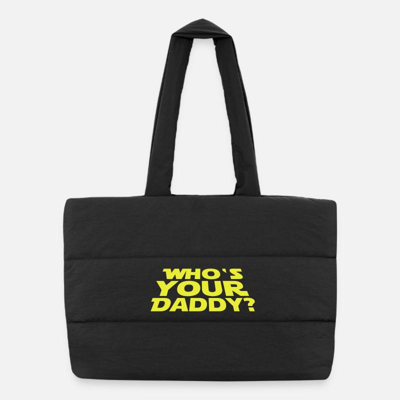 Who's your Daddy Puffer-Einkaufstasche