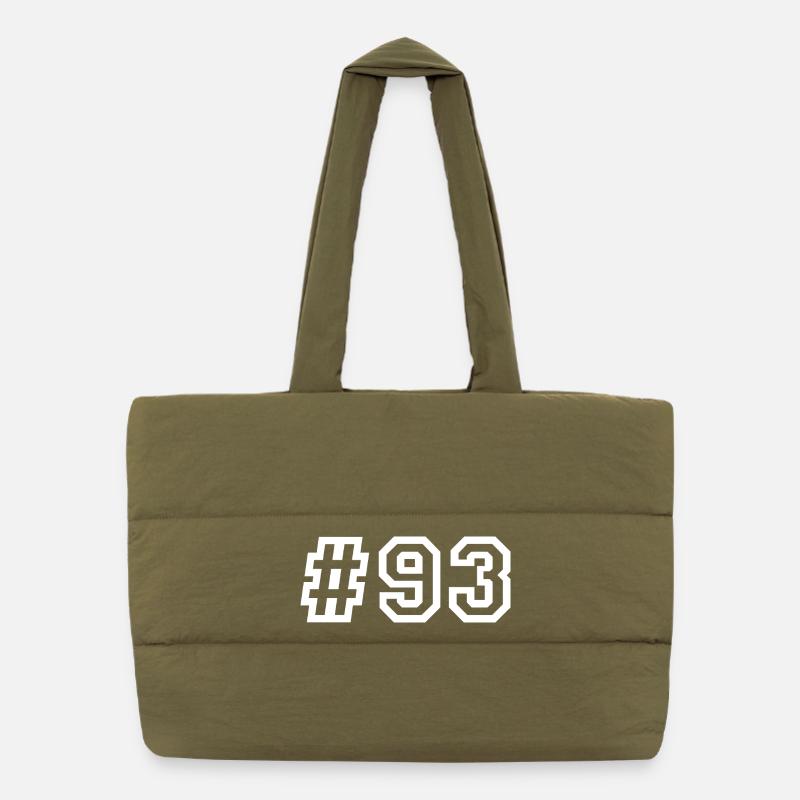 1993 Hashtag 93 Puffer Shopping Bag