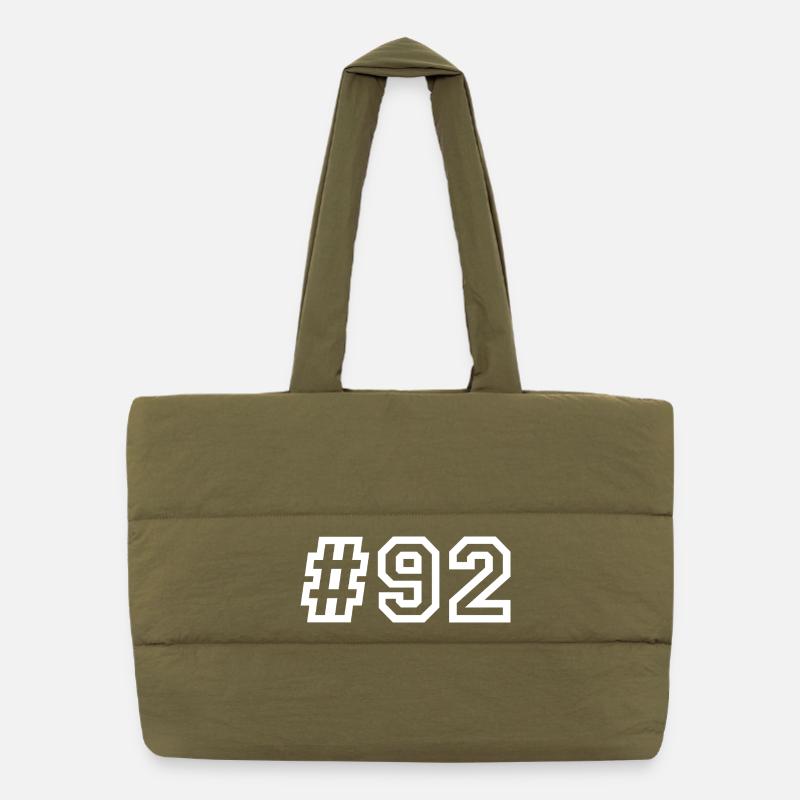 1992 Hashtag 92 Puffer-Einkaufstasche
