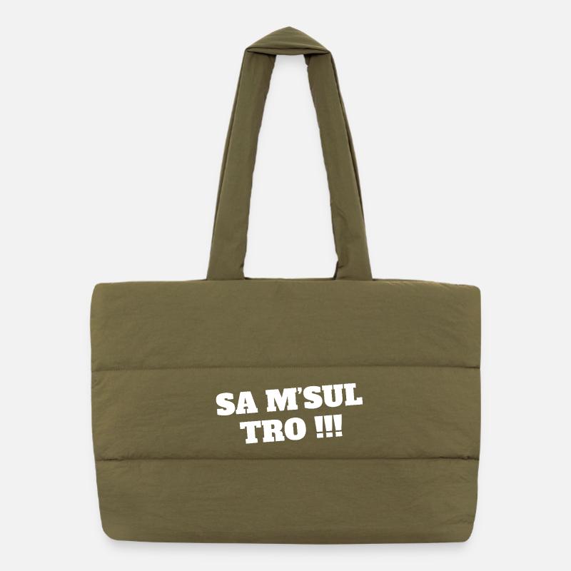jeunesse, texto, actualité Sac shopping matelassé