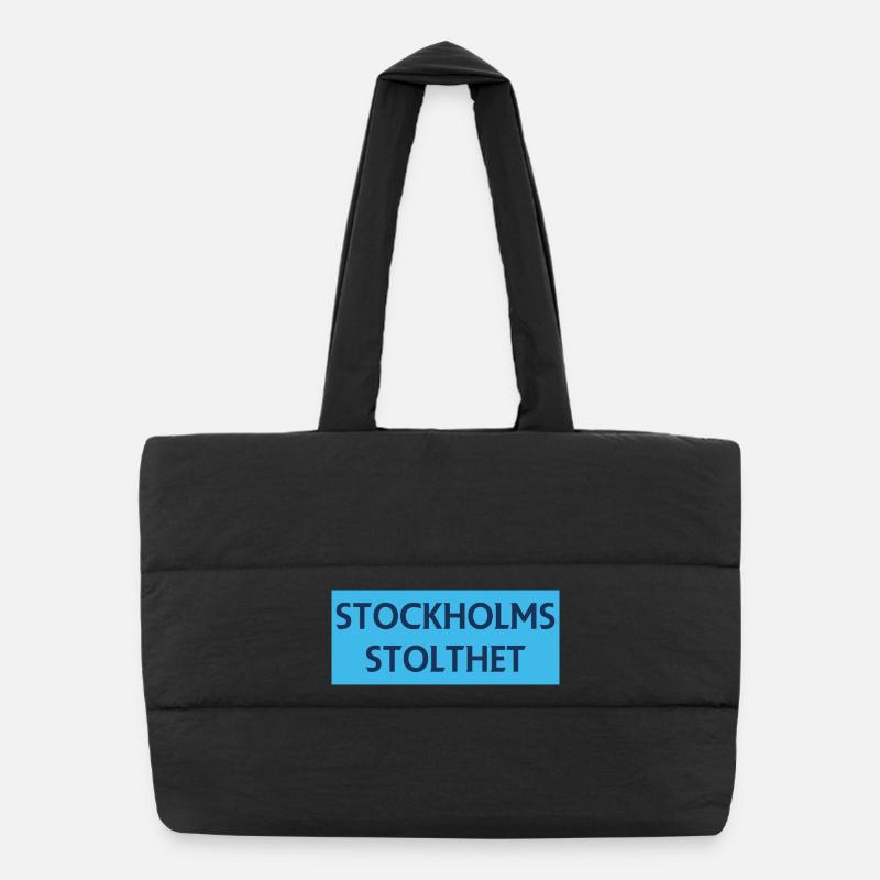Stockholmer Stolz Puffer-Einkaufstasche