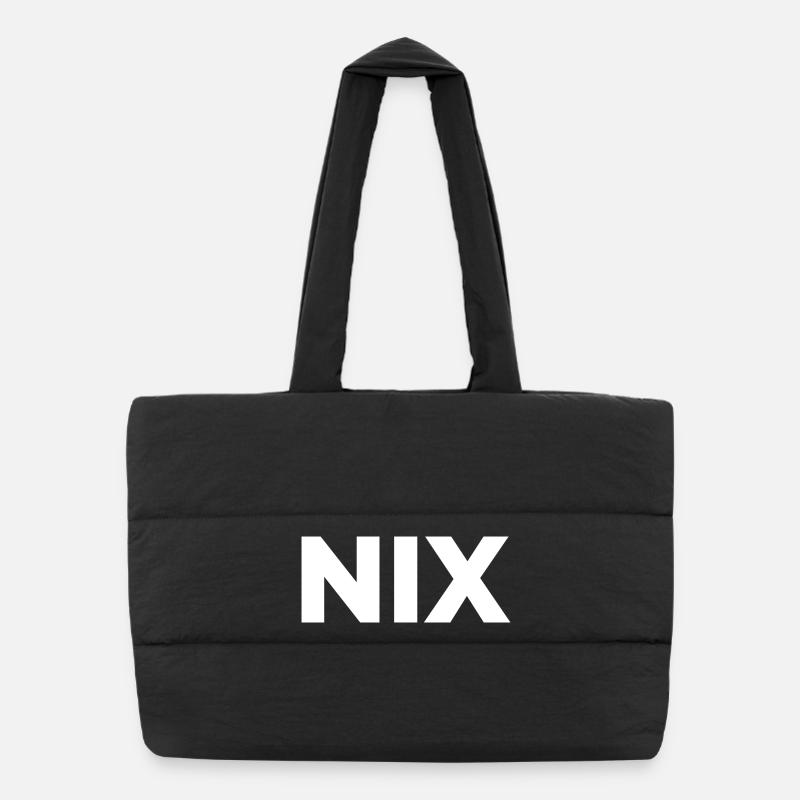 Nothing - just nothing | Nothing at all | Gift Puffer Shopping Bag