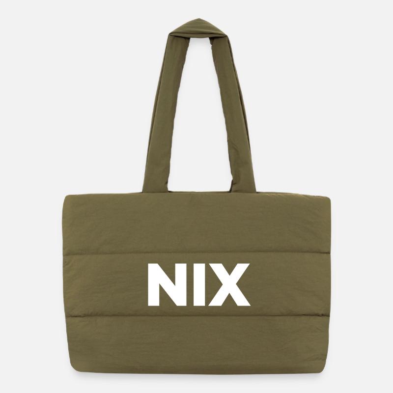 Nothing - just nothing | Nothing at all | Gift Puffer Shopping Bag