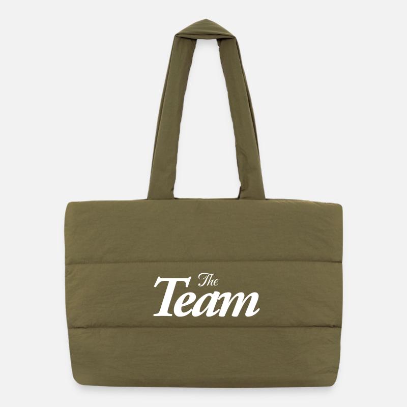 The Team Puffer-Einkaufstasche