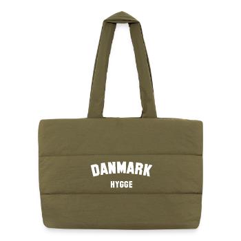 HYGGE Danmark Danemark - Sac shopping matelassé - safari green - Devant