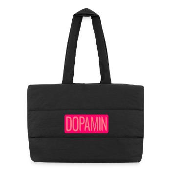 Dopamine - Puffer Shopping Bag - black - Front