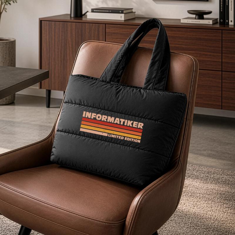 Computer Scientist Computer Science Puffer Shopping Bag